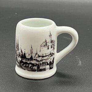 Vintage Royal Porzellan Bavaria KPM Western Germany Miniature Beer Stein 2‎ x 1